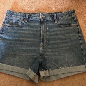 American Eagle Denim Mom Shorts